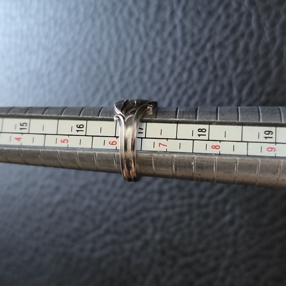 VTG TH. MARTHINSEN sterling spoon ring- size 6 - Picture 11 of 11